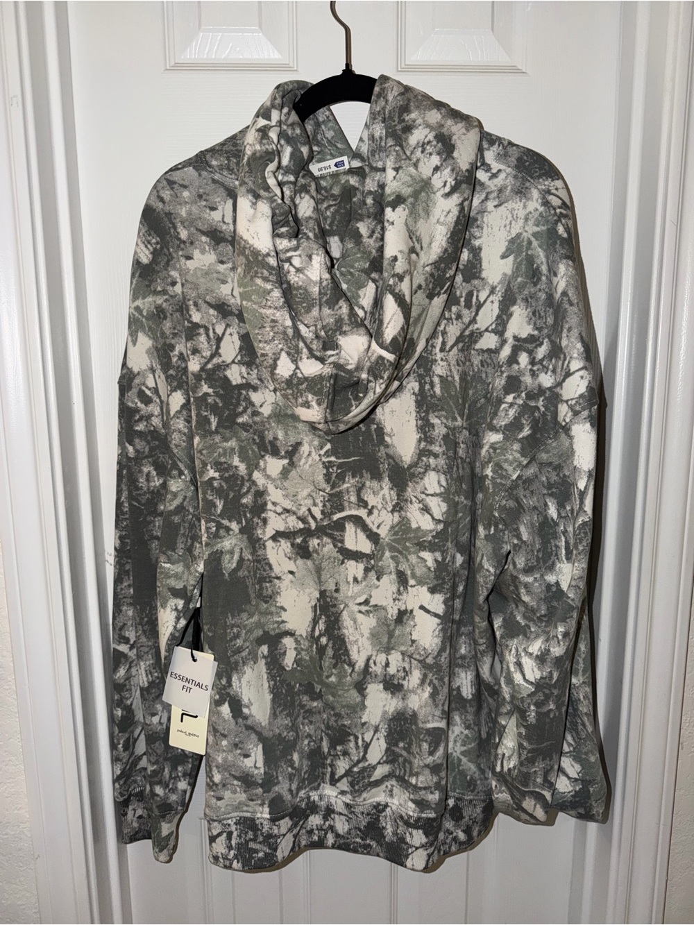 Light Colored Camo Designed Hoodie - Picture 2 of 2